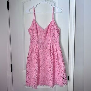 ASTR The Label Pink Lace Dress